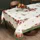 Скатерть Гранаты 160х220см зеленый хлопок