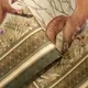 Набор из 2 полотенец Охота Лиса и Утки (зеленый хлопок)