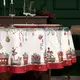 Скатерть круглая Щелкунчик красный 185 см