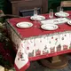 Скатерть 160х220 прямоугольная Щелкунчик красный