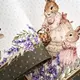 Набор из 2 полотенец Rabbit Family Лаванда зеленый хлопок