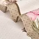 Набор из 2 полотенец Котики в пионах бежевый хлопок