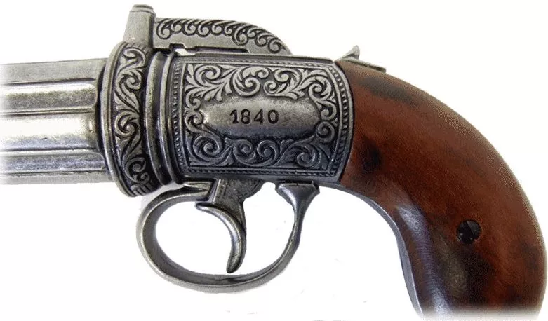 Револьвер Пепербокс (6 стволов, Англия, 1840 г)