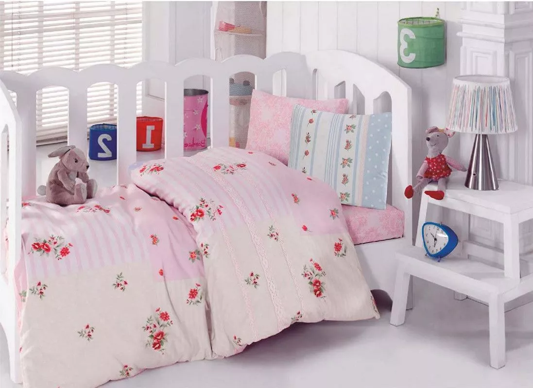 Комплект постельного белья Cotton Box Ясли Ранфорс с вышивкой